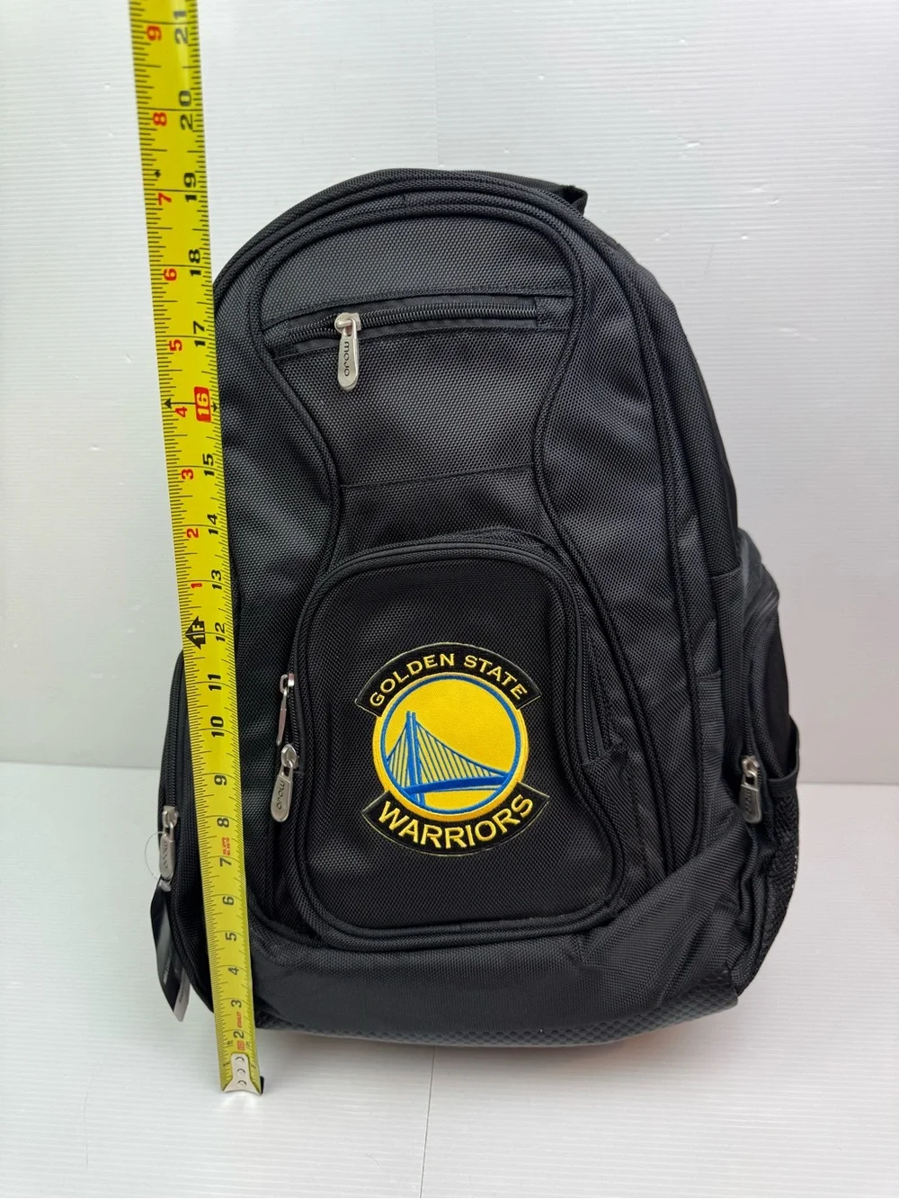 NWT Mojo Golden State Warriors 19” Premium Backpack L704 Black NBA Tech Outdoors